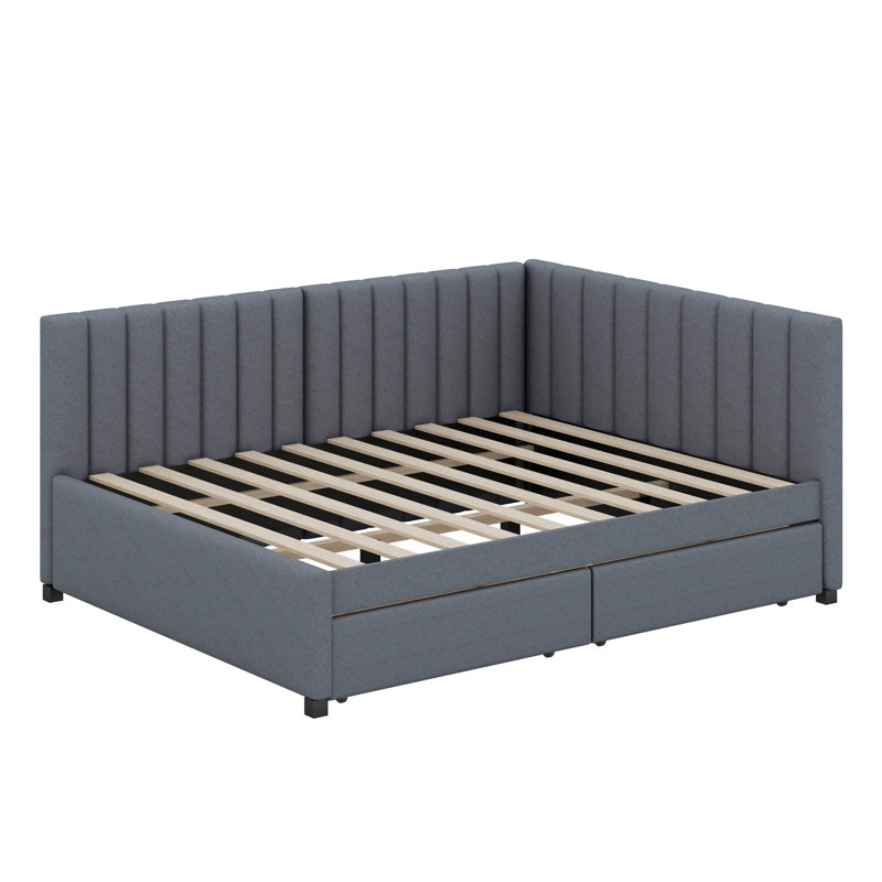 Double+Upholstered+Daybed+with